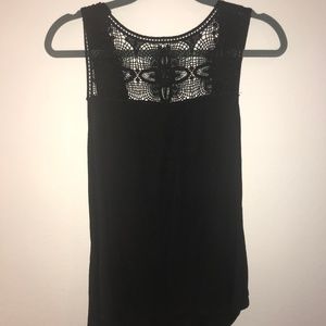 Black Scoop-Backed Top